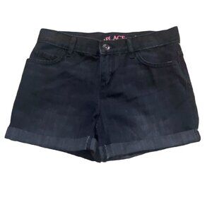 The Children's Place Girls Shortie Short Court Shorts-Black-Size 10-NWT